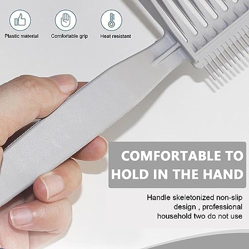 MAYCREATE® Barber Comb Fade Professional Hair Cutting Heat Resistant Styling Tool Dual Teeth for Precision Cuts Home Salon Use Grey 2PCS MAYCREATE® Barber Comb Fade Professional Hair Cutting Heat Resistant Styling Tool Dual Teeth for Precision Cuts Home Salon Use Grey 2PCS